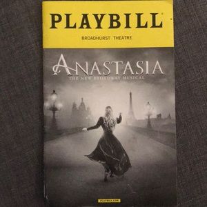 Anastasia Broadway Playbill